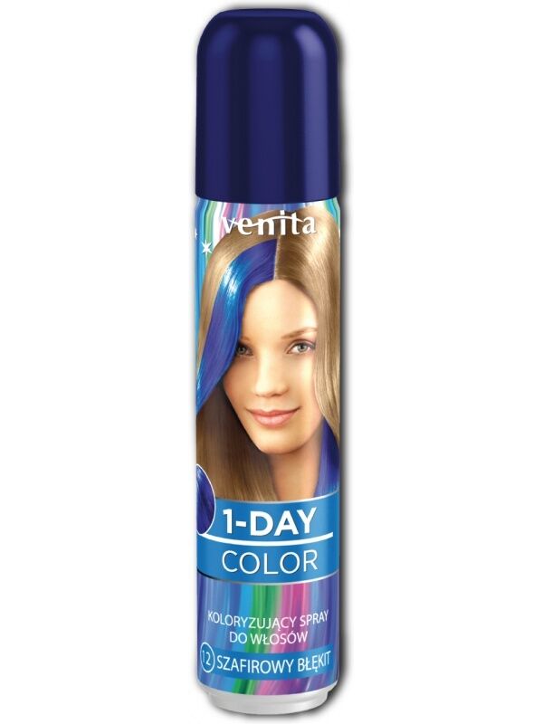 VENITA 1-DAY COLOR თმის საღებავი ელექტრიკი ლურჯი N12 - 50 ml.